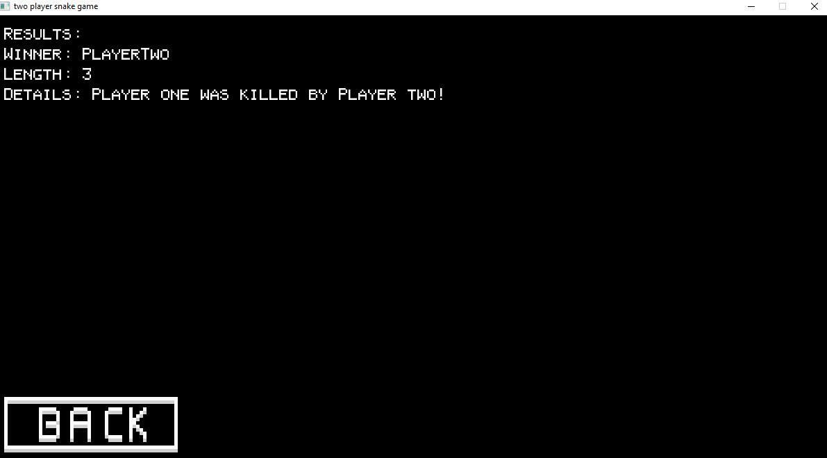 Two Player Snake Game