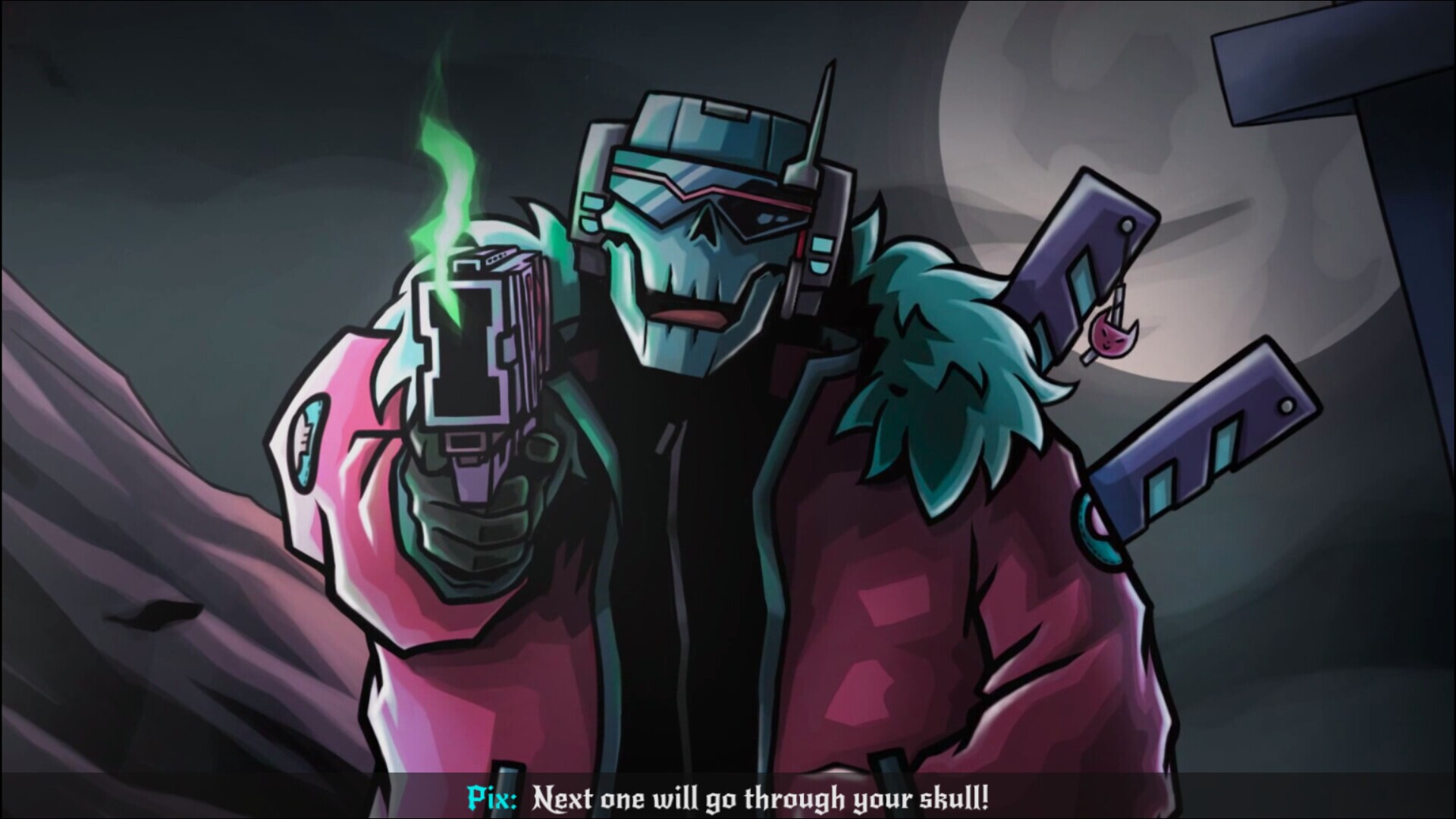 SkullX: Aibohphobia gameplay visual