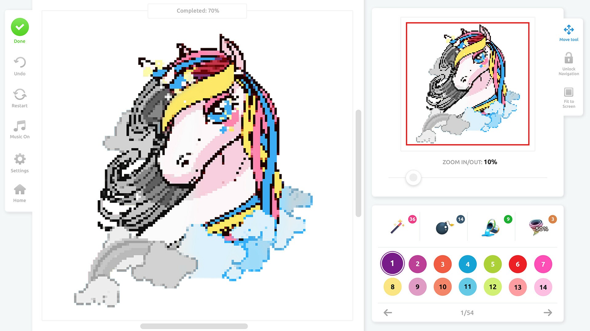 Pixel Art Coloring Book