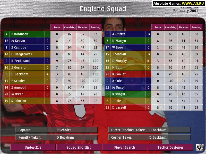 Sven-Göran Eriksson's World Manager