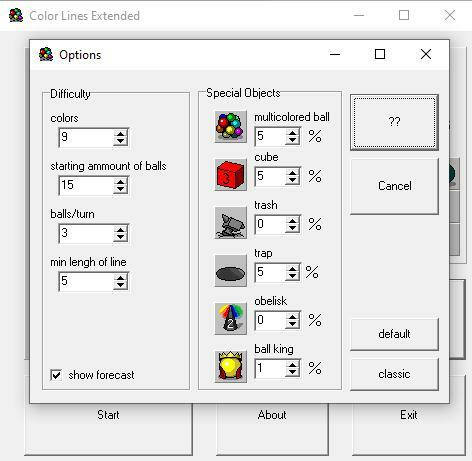 Color Lines Extended