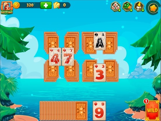 Solitaire Tripeaks Lost Worlds