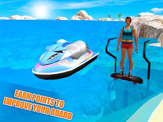 Flyboard: Water Hoverboard Stunt Simulator 3D Full