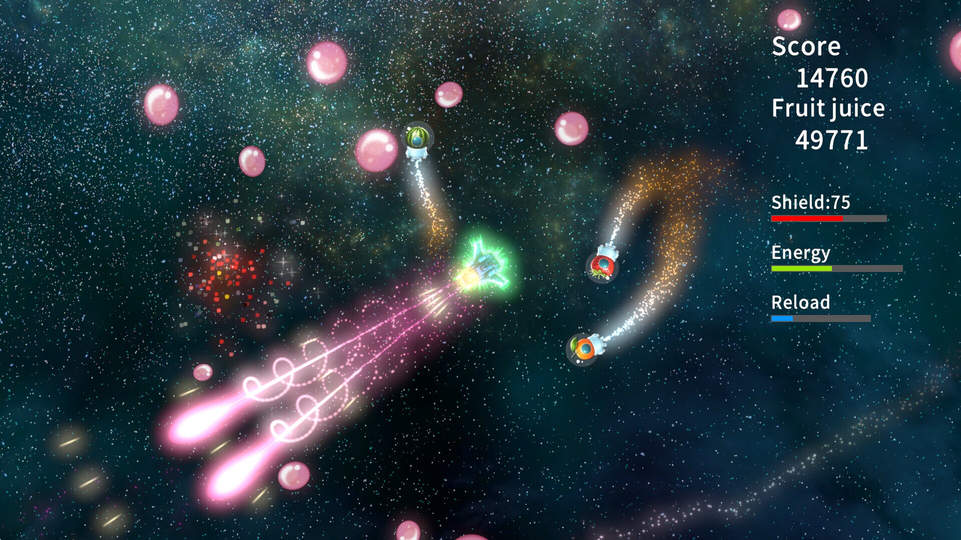 Planets Ambrosia gameplay visual