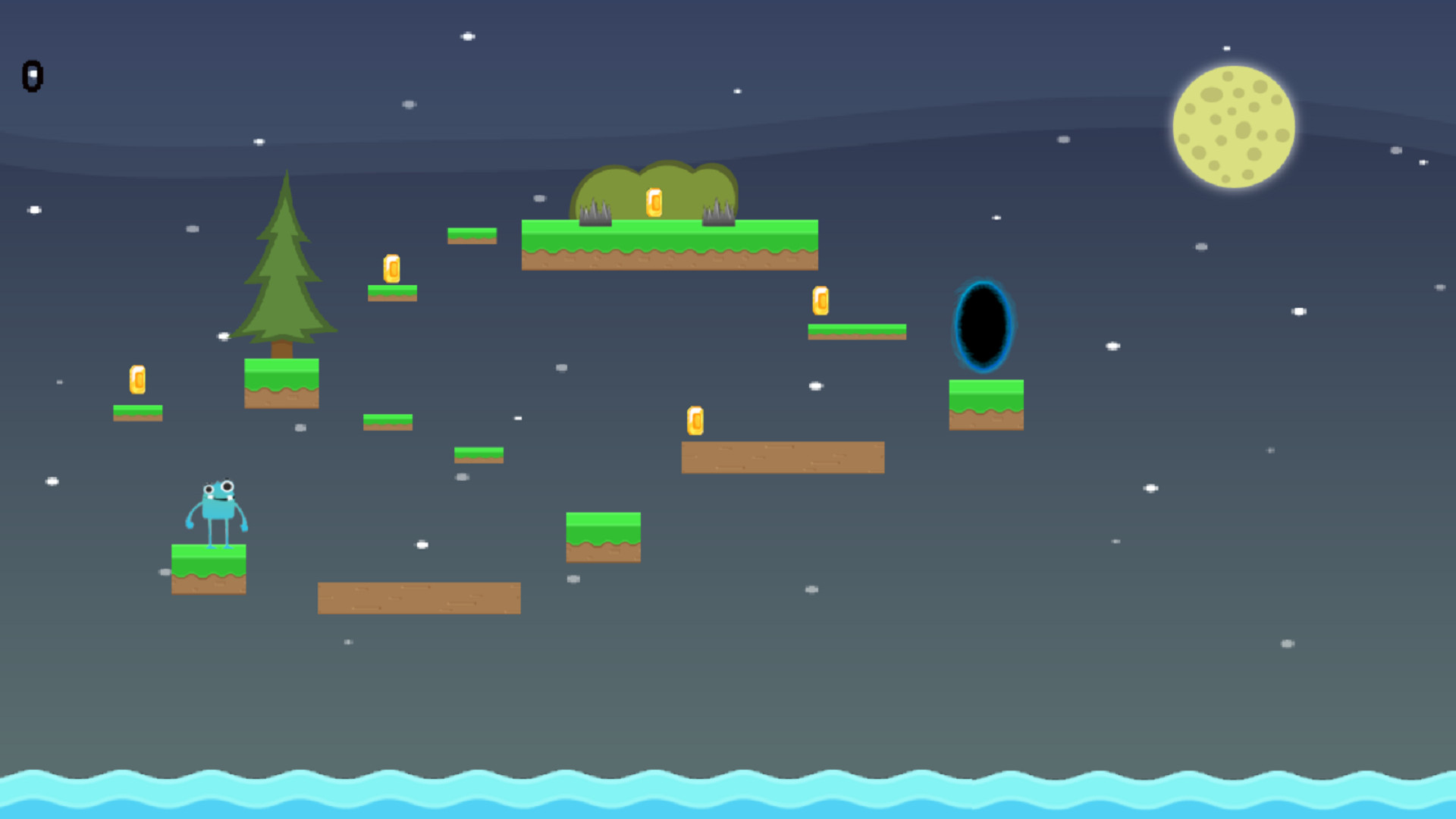 Lost jumping frog