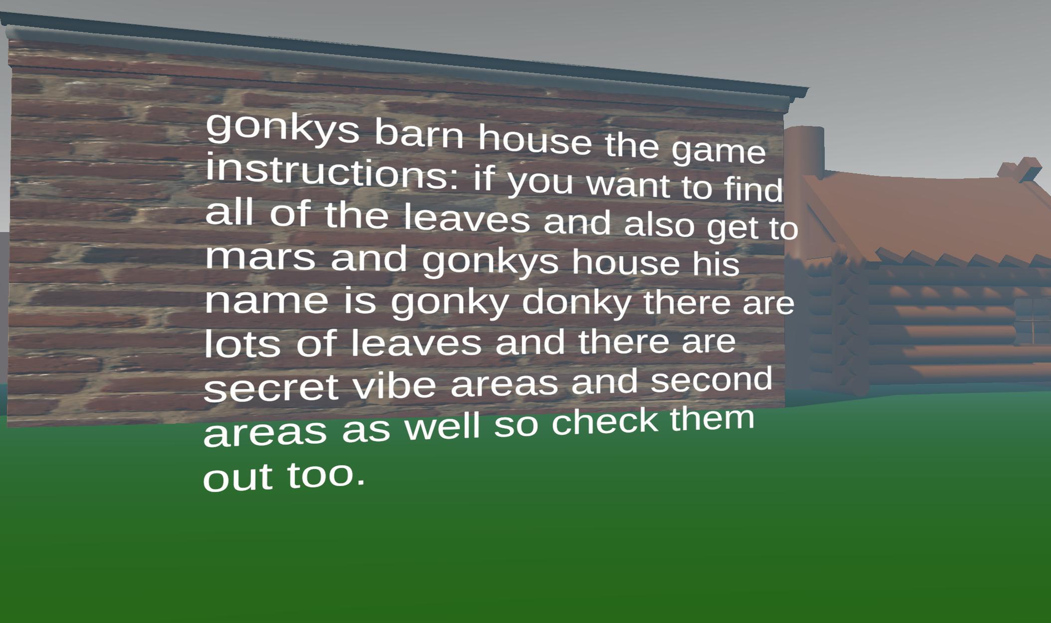 gonkys barn house screenshot