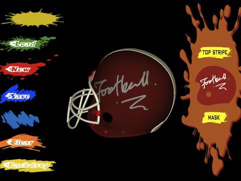 Football Helmet 3D - Design your helmet decals