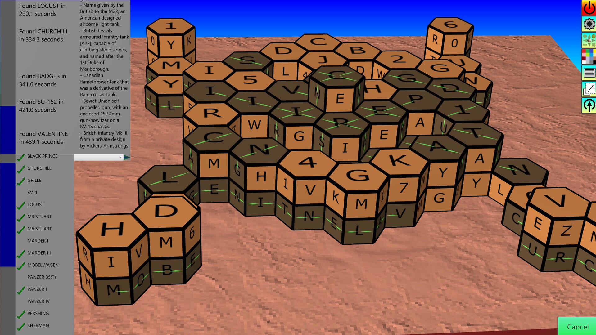 Wordsearch Attack