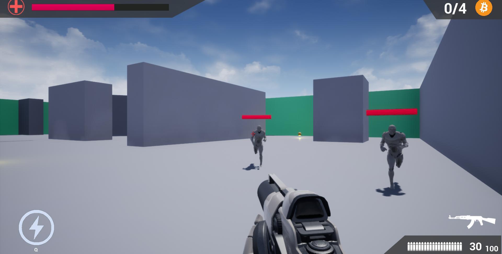 The shooting parkour