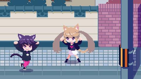 Street Cat Girls Fight (Spencer Park)