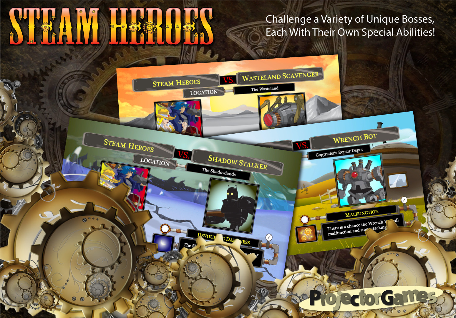 Steam Heroes