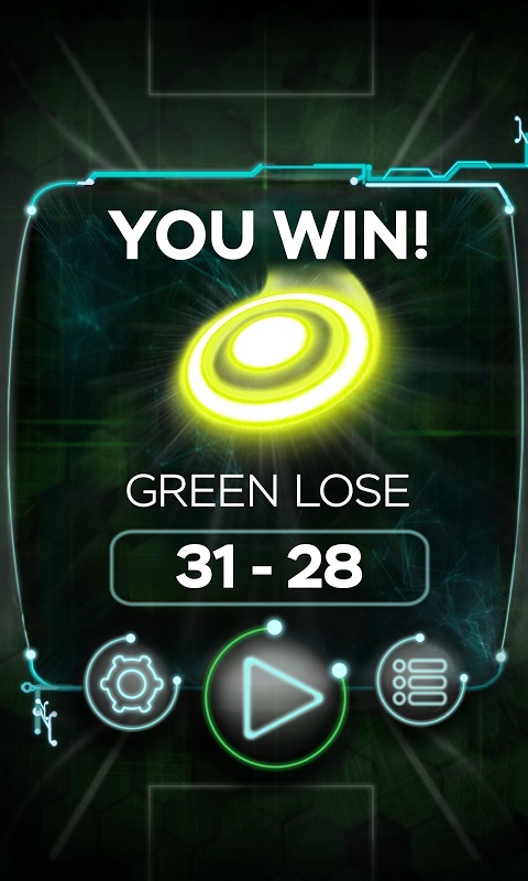 Glow Air Hockey Space