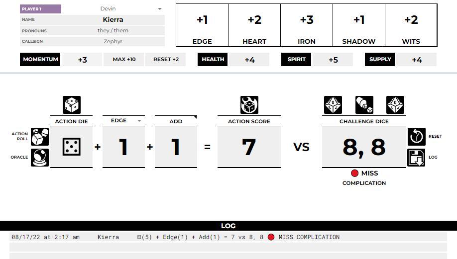 Starforged Crew Sheet