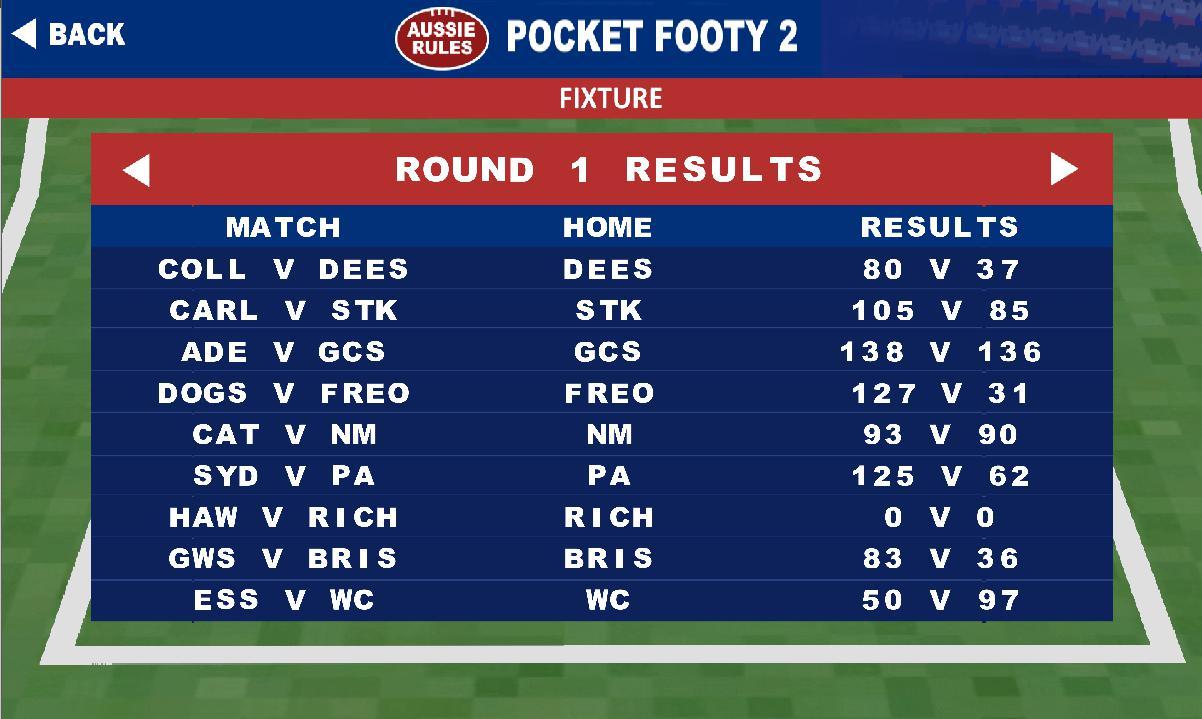 Aussie Rules Pocket Footy 2