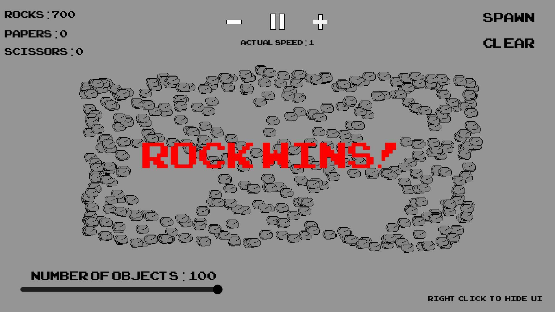 Rock Paper Scissors Simulation