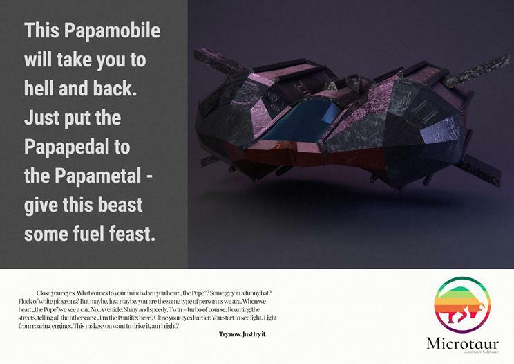 Twin-Turbo Supercharged Nitro-Fueled Papamobile