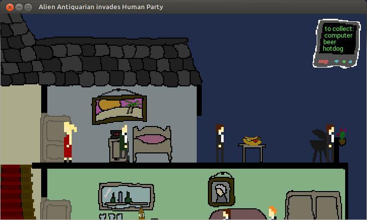 Alien Antiquarian invades Human Party
