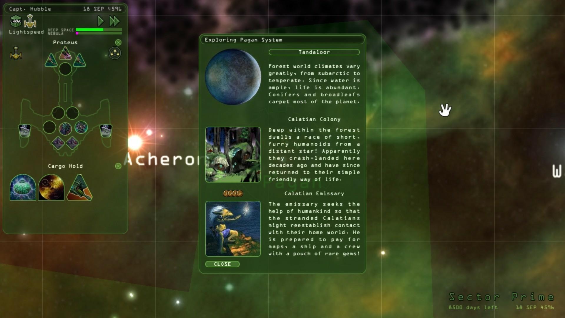 Weird Worlds: Return to Infinite Space Demo screenshot