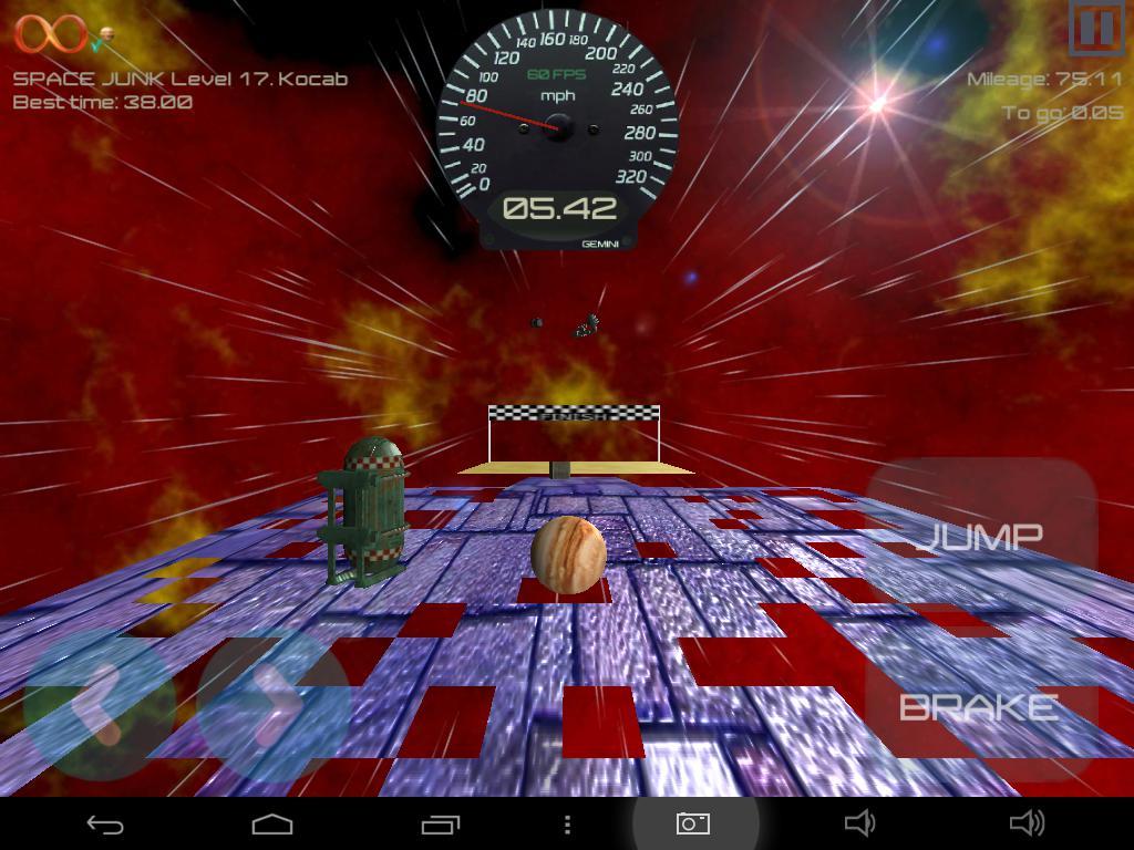 Trailbreaker Rolling Sky Ball - Manic Bowling in the Stars