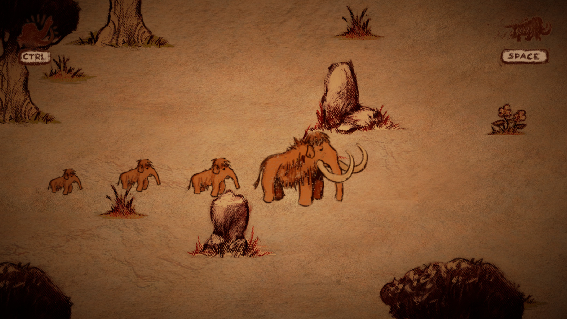 The Mammoth: A Cave Painting