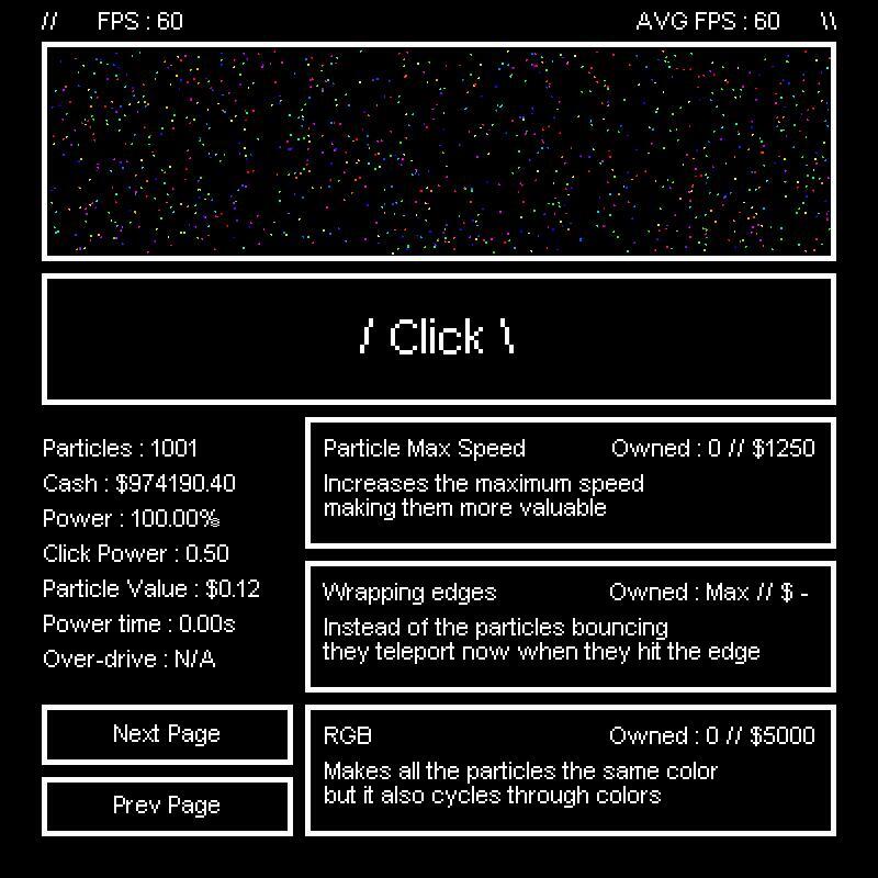 Idle Particle Simulator