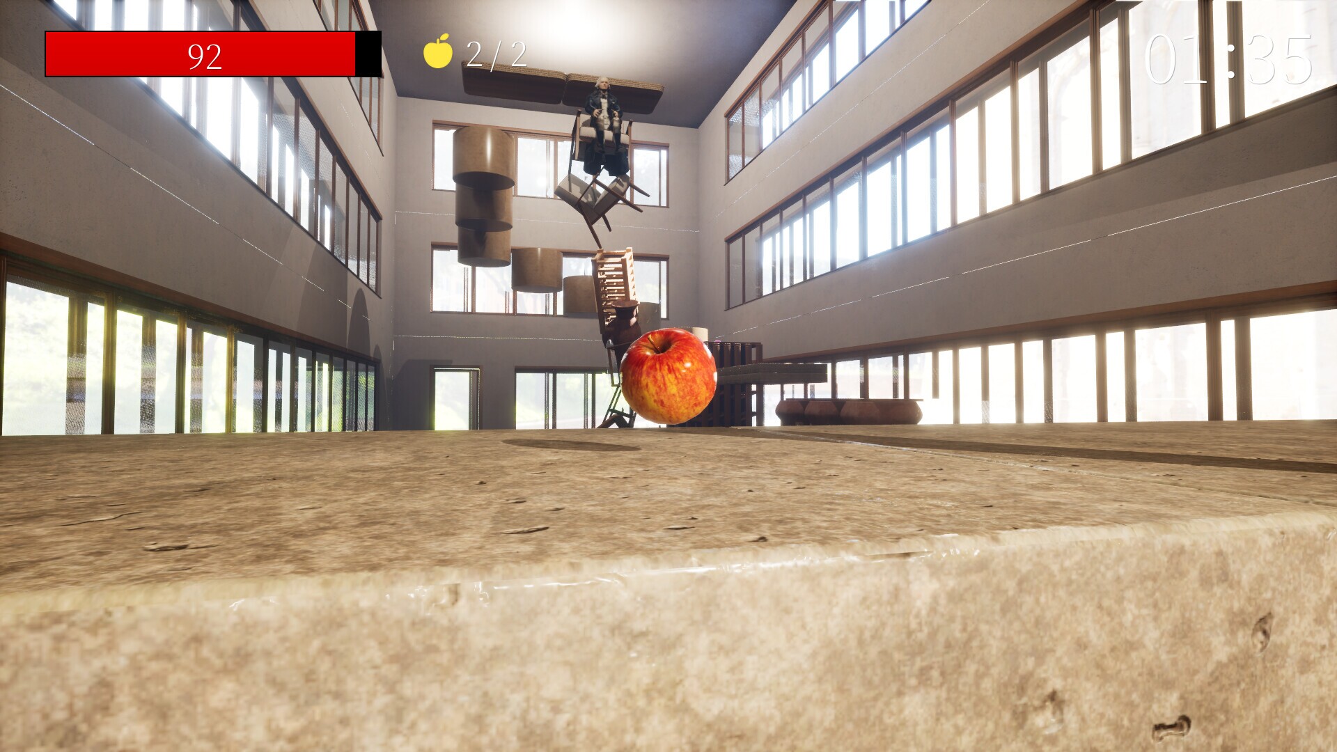 Gravity's Apple 2 gameplay visual
