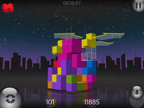 Fragmental 3D - Build Lines with Falling Blocks!