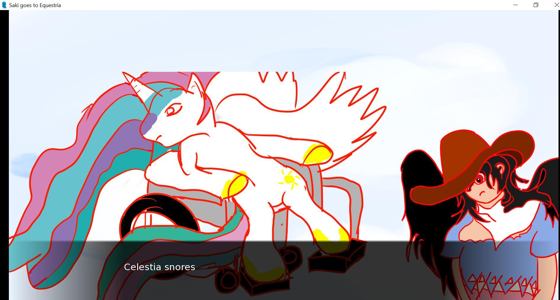 Saki goes to Equestria