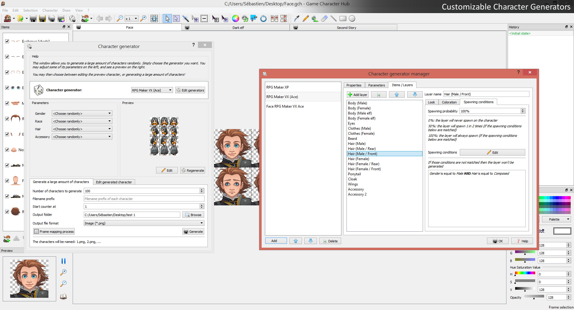 Game Character Hub screenshot