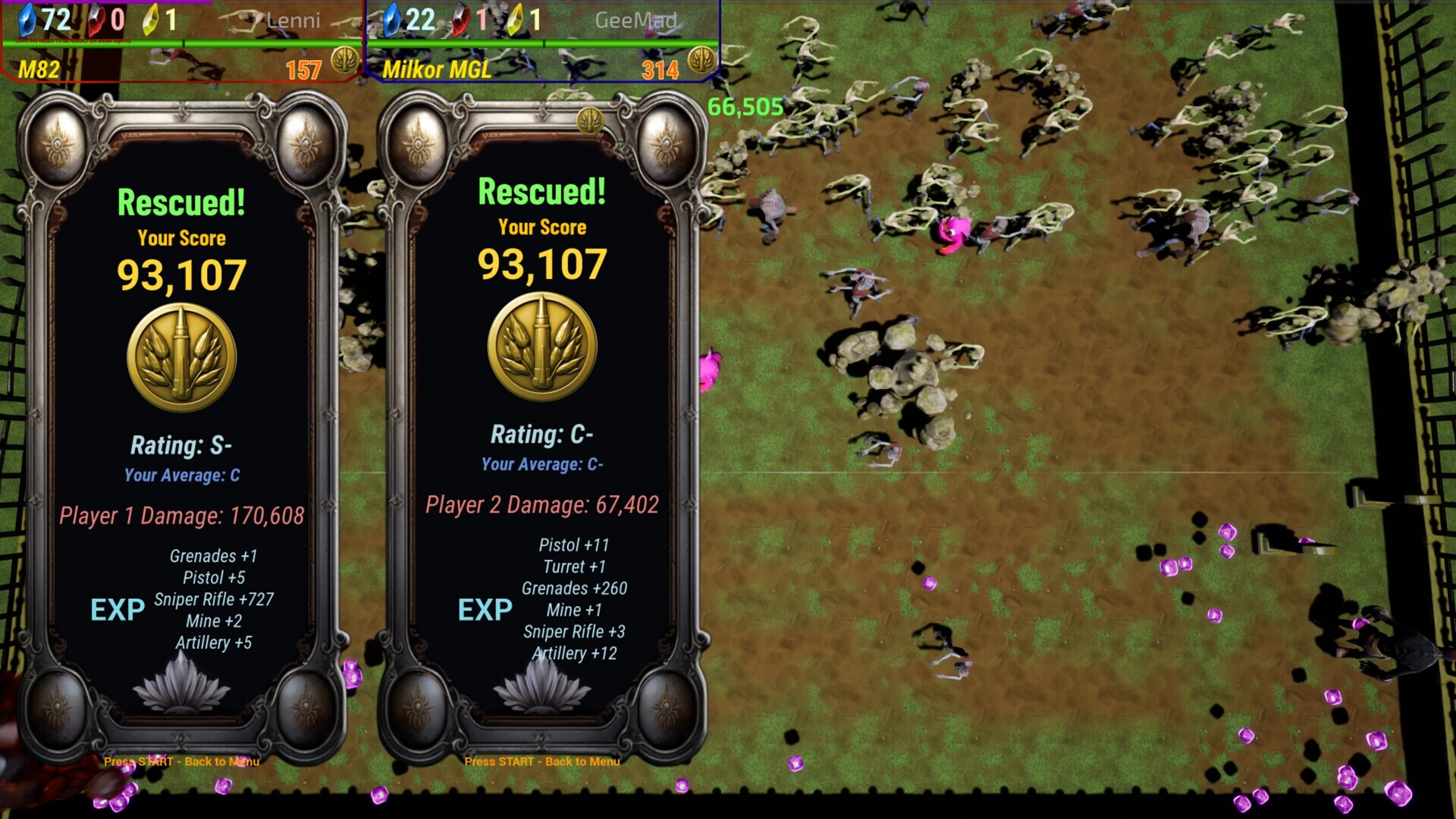 Zombiepede screenshot