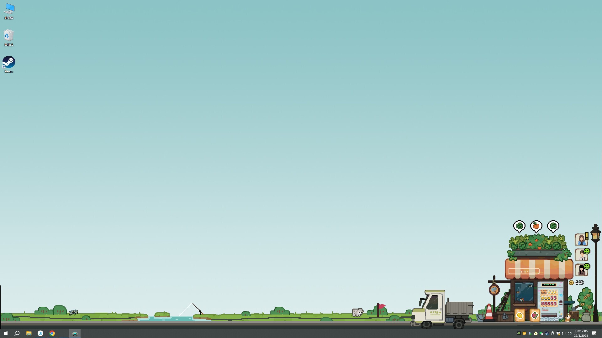 Roofgrown Life gameplay visual