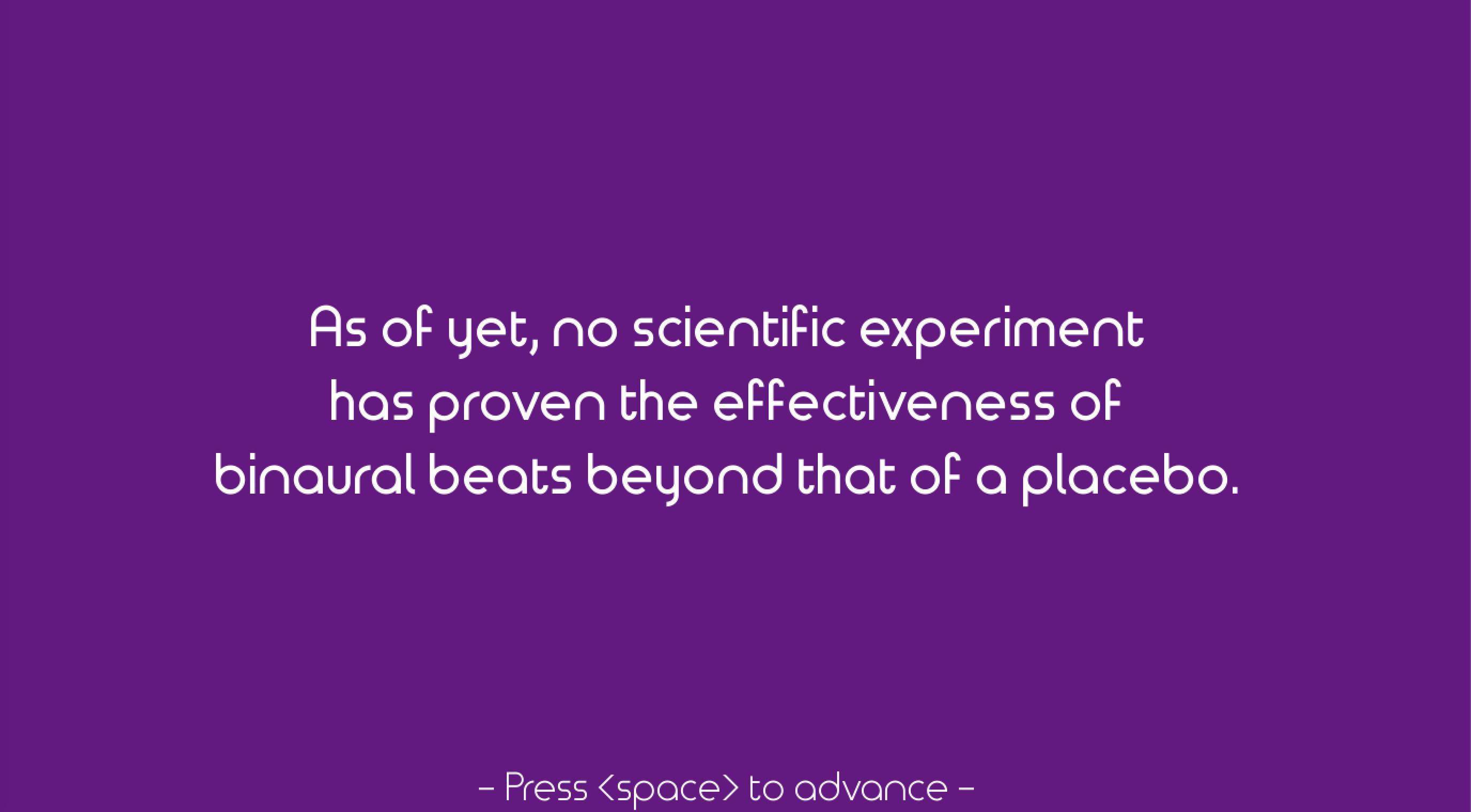 Let's talk about 'binaural beats'!