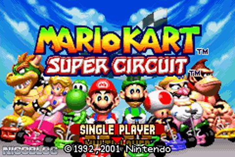 Mario Kart: Super Circuit (2001) - Screenshot