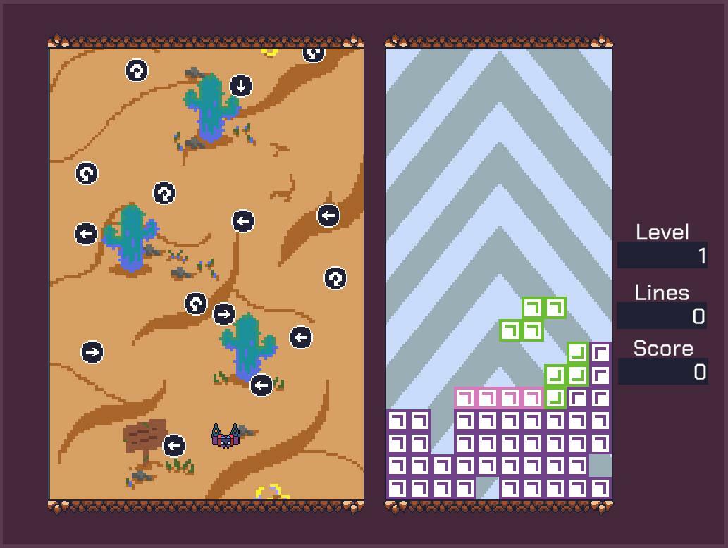 OCTSHMUP: Overly complicated Tetris Shoot'em Up