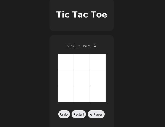 Tic Tac Toe (itch) (swilliamsio)