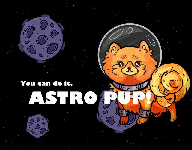 You can do it, Astro Pup!
