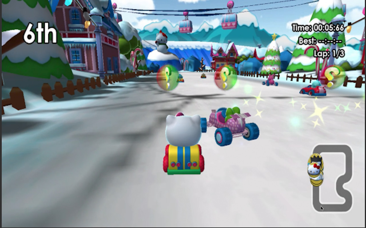 Hello Kitty and Sanrio Friends Racing