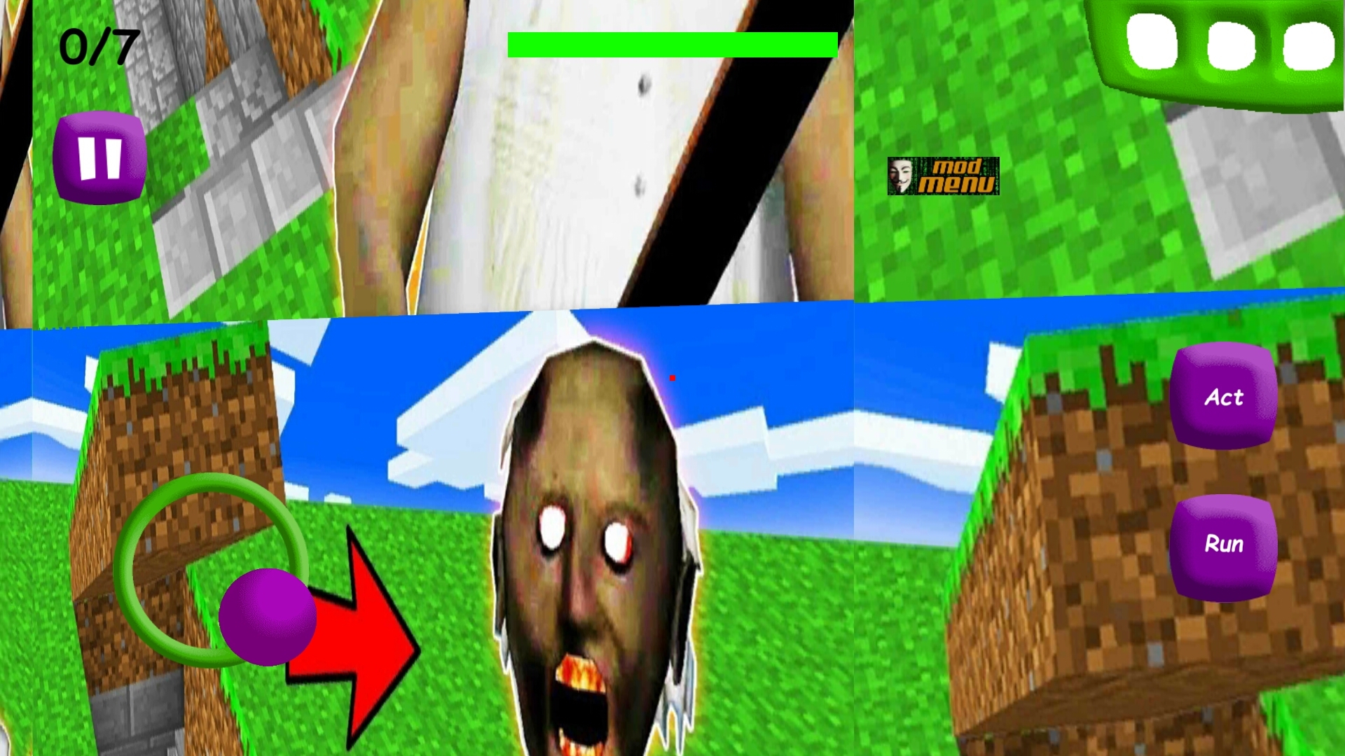 Granny basics in education and learning mod menu