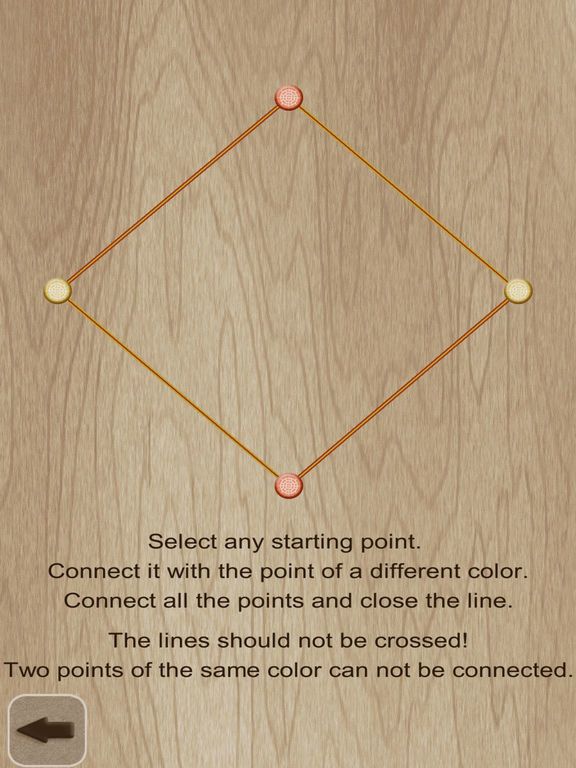 Connection Lines. Color Disks