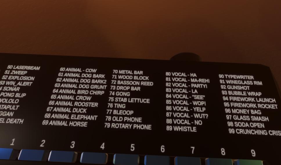 "Nostalgio" VR Keyboard