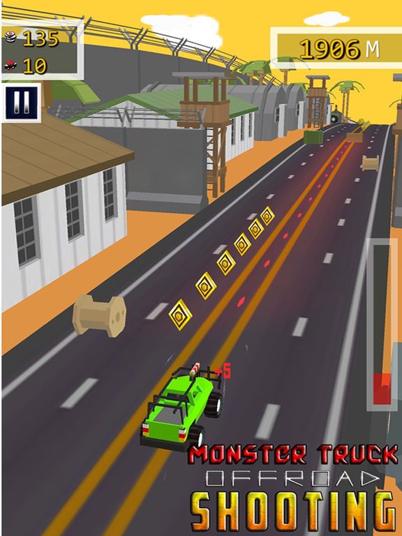 Monster truck Offroad Shooting - Free Racing Game