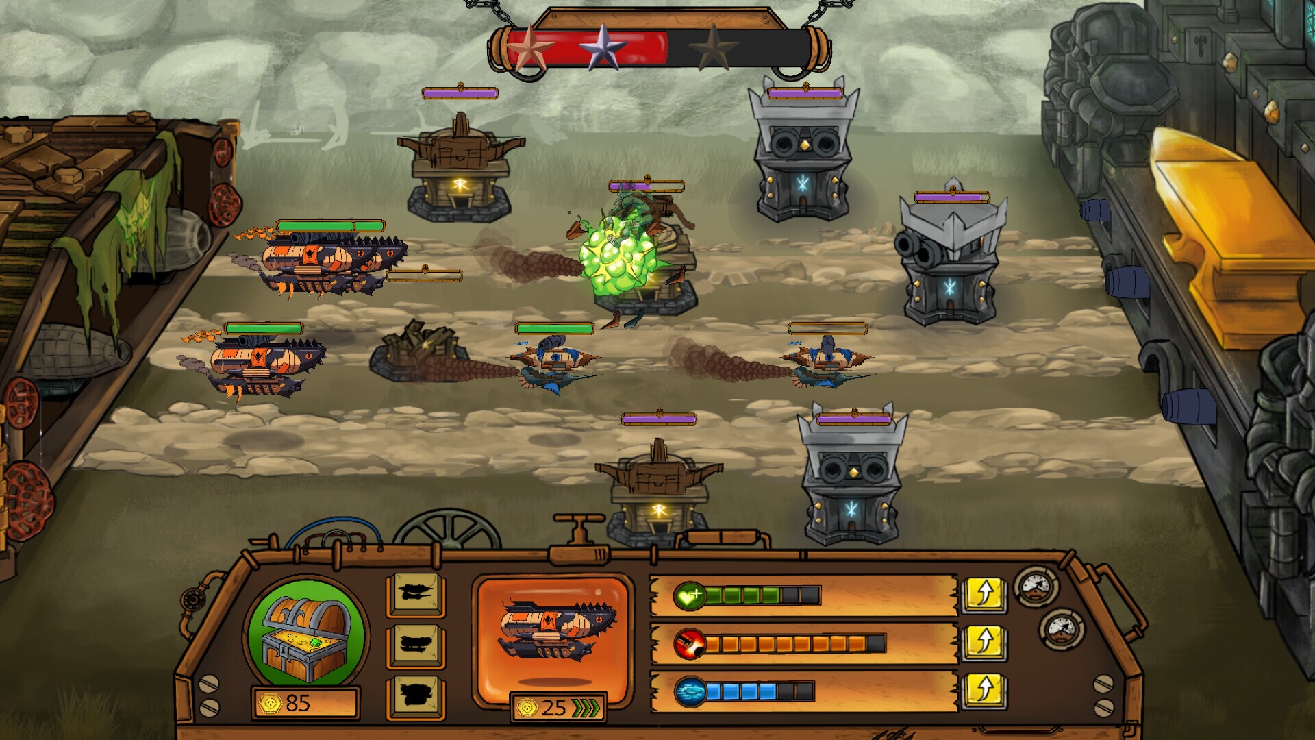 Zeppelin Rush gameplay visual