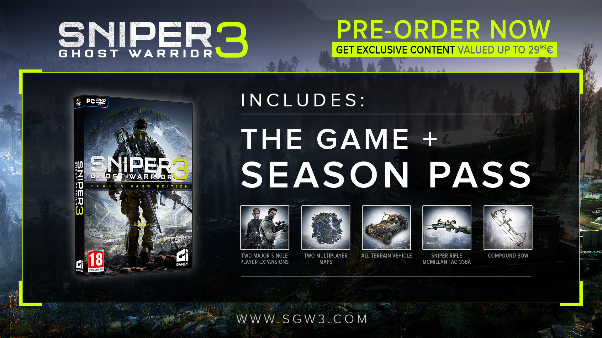 Sniper Ghost Warrior 3 Season Pass Edition