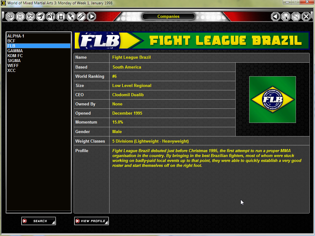 World of Mixed Martial Arts 3