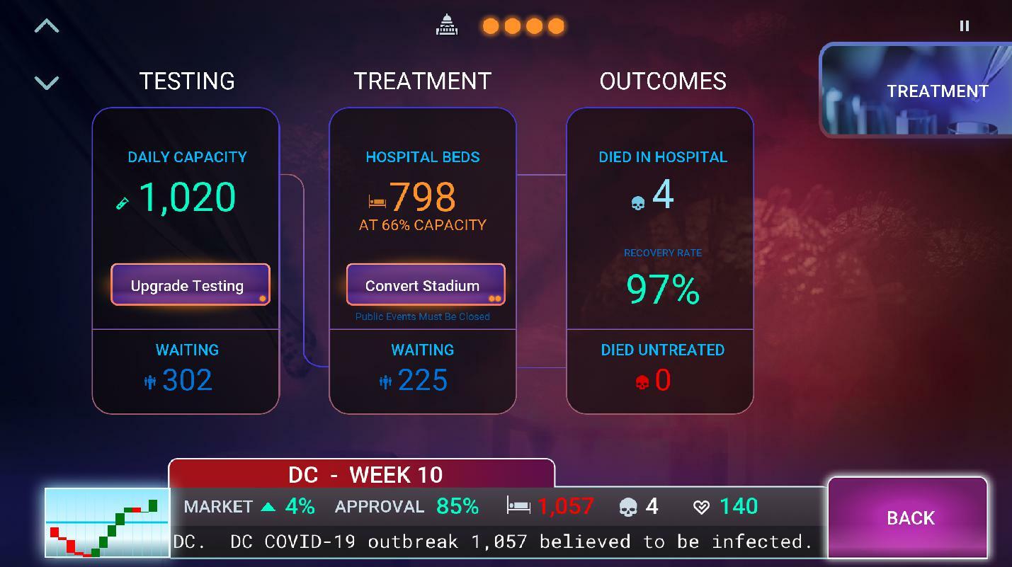 Outbreak Containment Simulation (FREE DEMO)