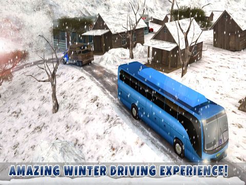 Winter City Off-road Hill Bus Driving Simulator 3D