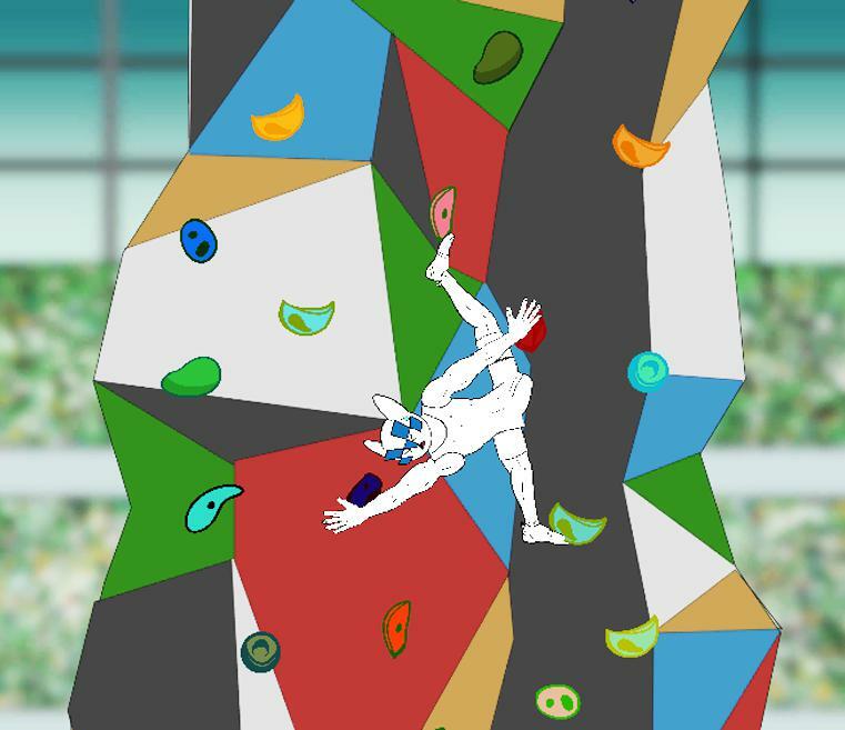 Mostly Realistic Olympic Rock Climbing