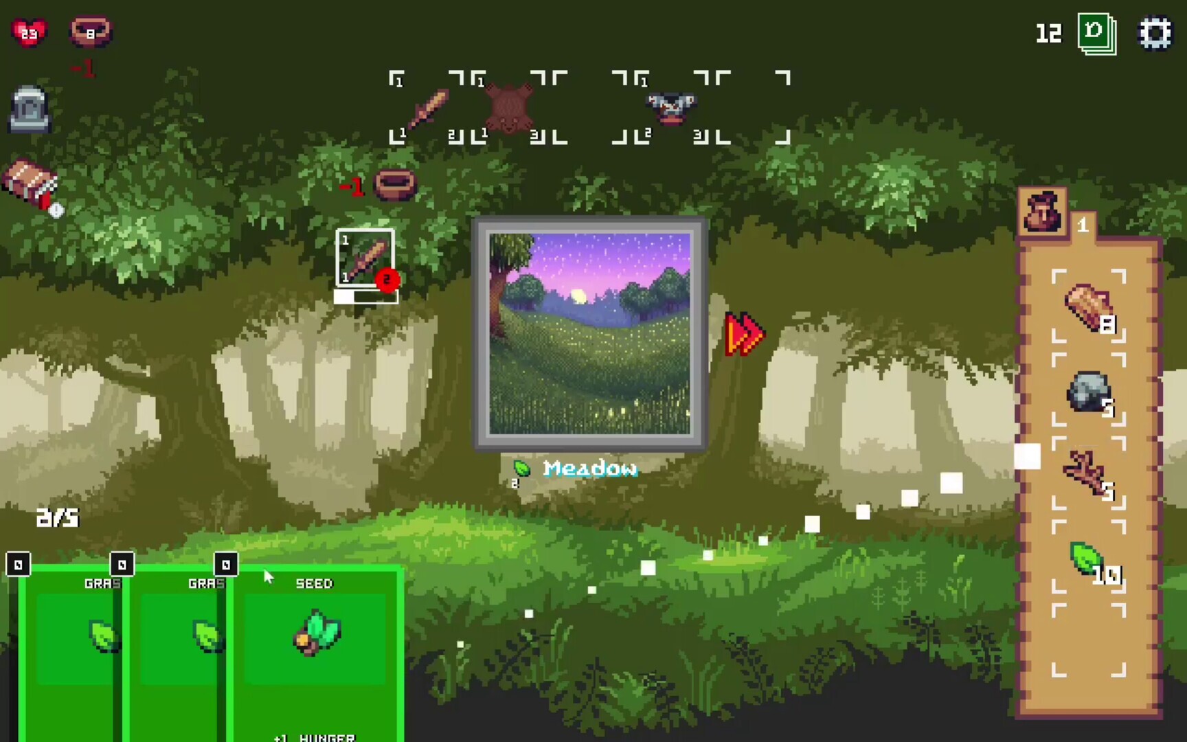 Survive The Cards gameplay visual