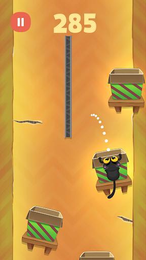 Kitty Jump! - Tap the cat! Hop it into the box!