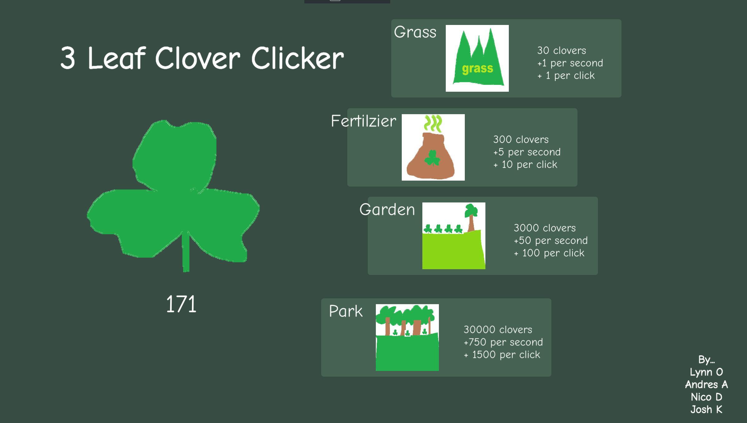 3 Clover Clicker